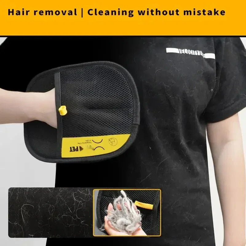 Pet static hair removal gloves Bi-directional brush hair removal cat hair dog hair powerful hair removal pet cleaning products