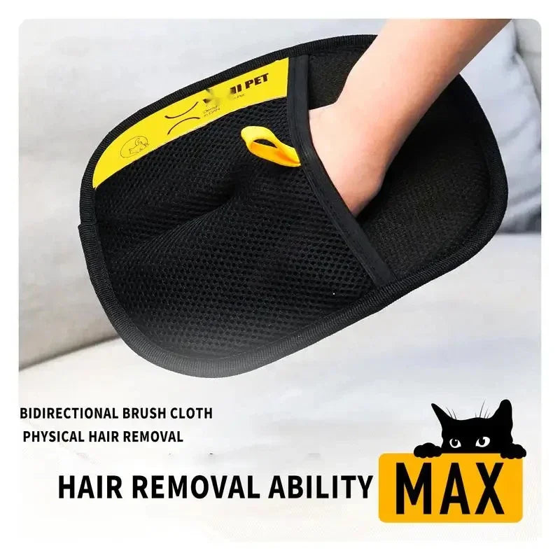 Pet static hair removal gloves Bi-directional brush hair removal cat hair dog hair powerful hair removal pet cleaning products