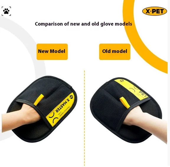 Pet static hair removal gloves Bi-directional brush hair removal cat hair dog hair powerful hair removal pet cleaning products